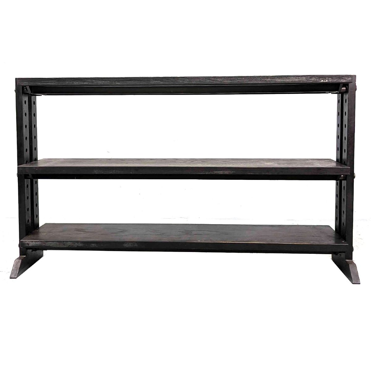 Console Iron Shelf Ceruse Oak Shelf-photo-1