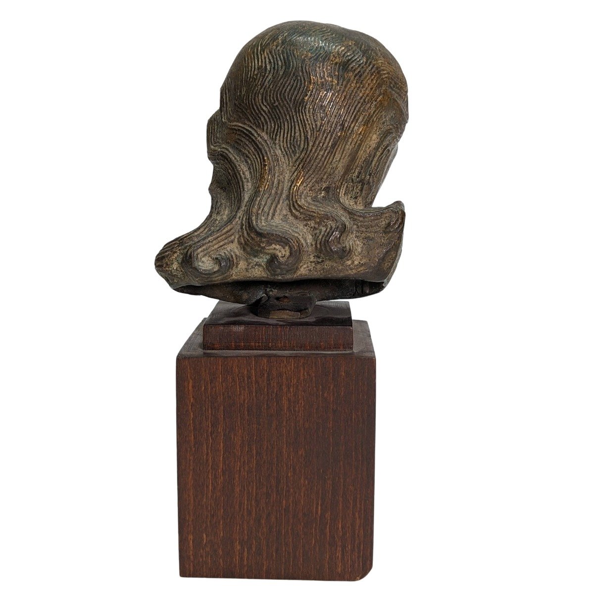 Tête de christ en bronze-photo-1