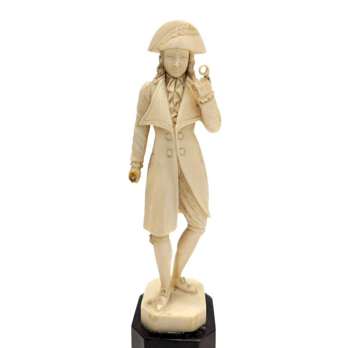 Statuette Of Napoleon Bonaparte Carved In Dieppe Ivory, 19th Century-photo-4