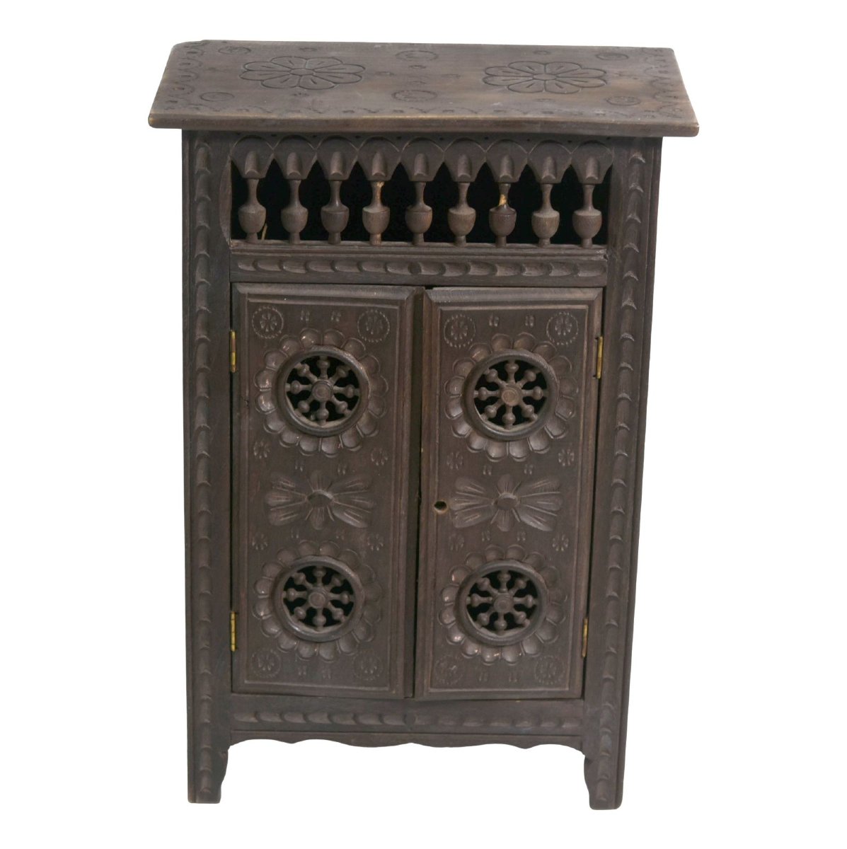 Armoire bretonne, meuble breton de poupée 1900-photo-1