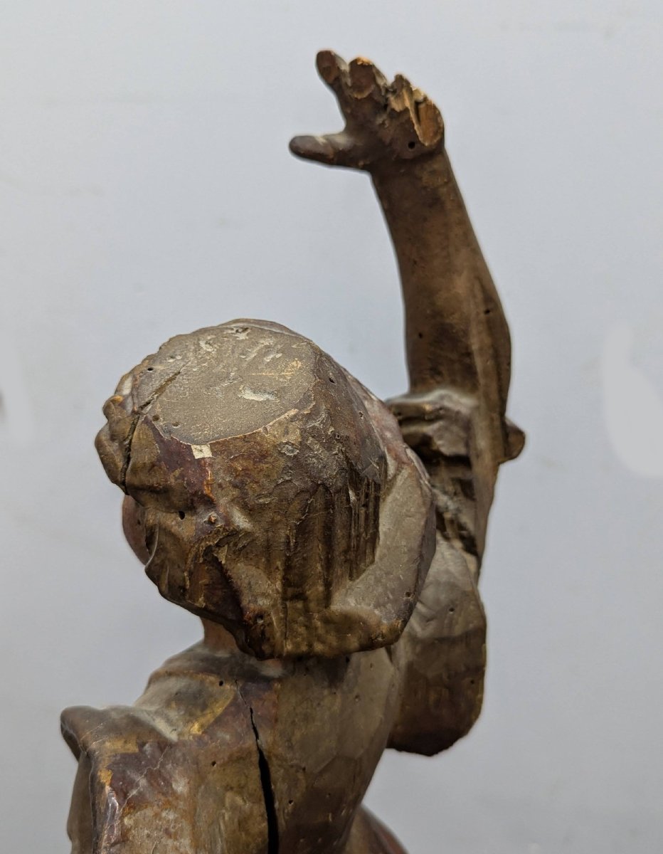 18th Century Santibelli In Carved And Gilded Wood-photo-6