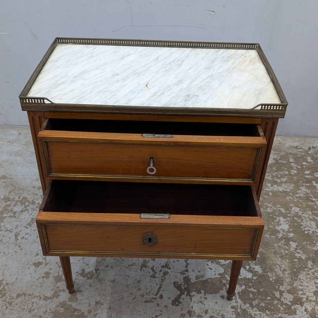 Commode en acajou de style louis XVI-photo-2