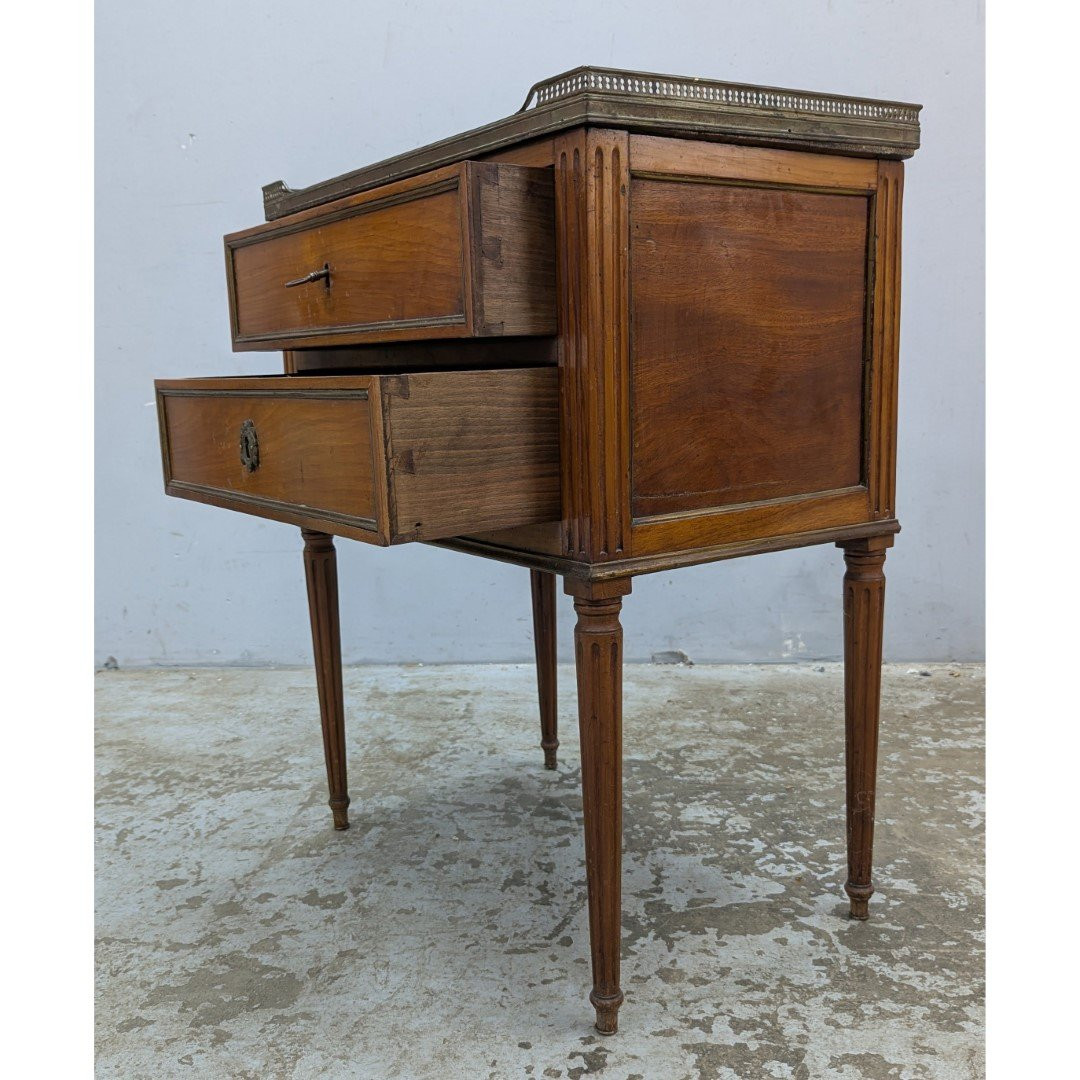 Commode en acajou de style louis XVI-photo-3