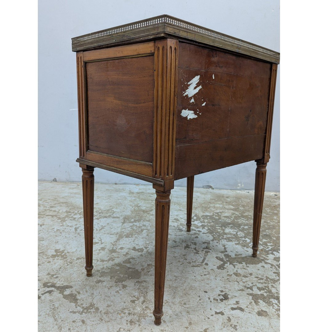 Commode en acajou de style louis XVI-photo-4