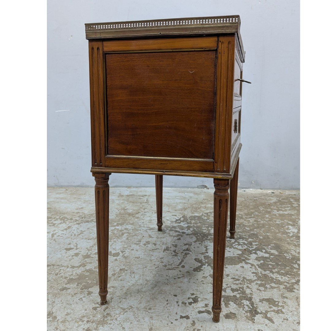 Commode en acajou de style louis XVI-photo-5