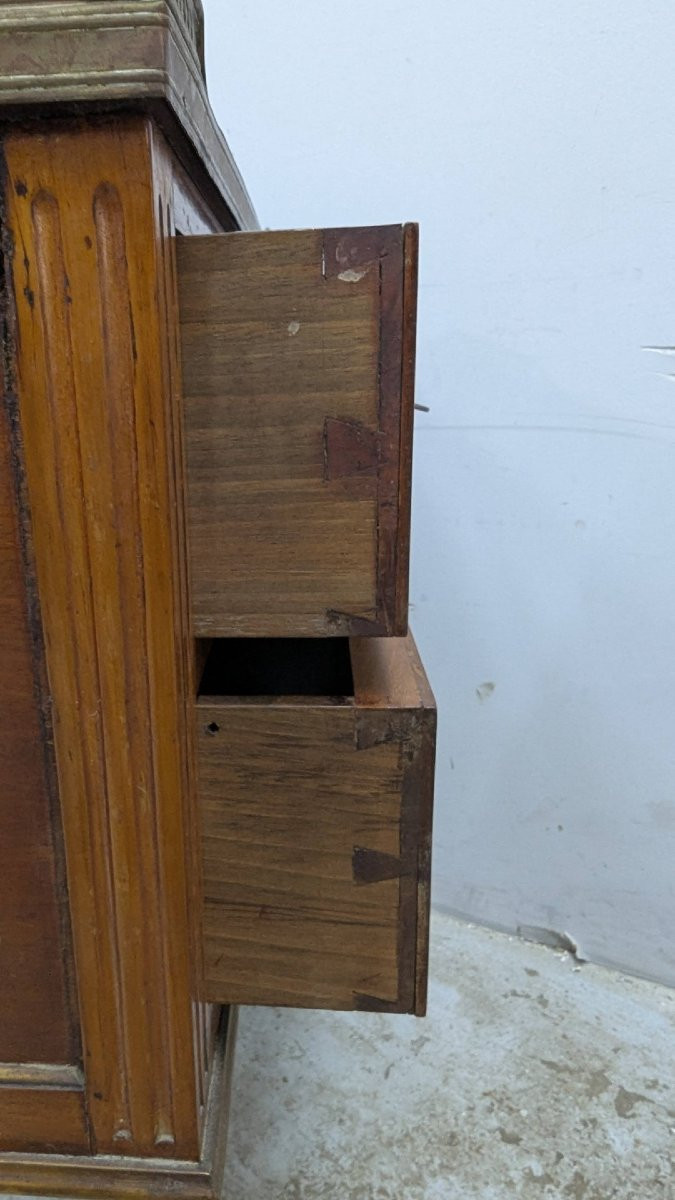 Commode en acajou de style louis XVI-photo-7
