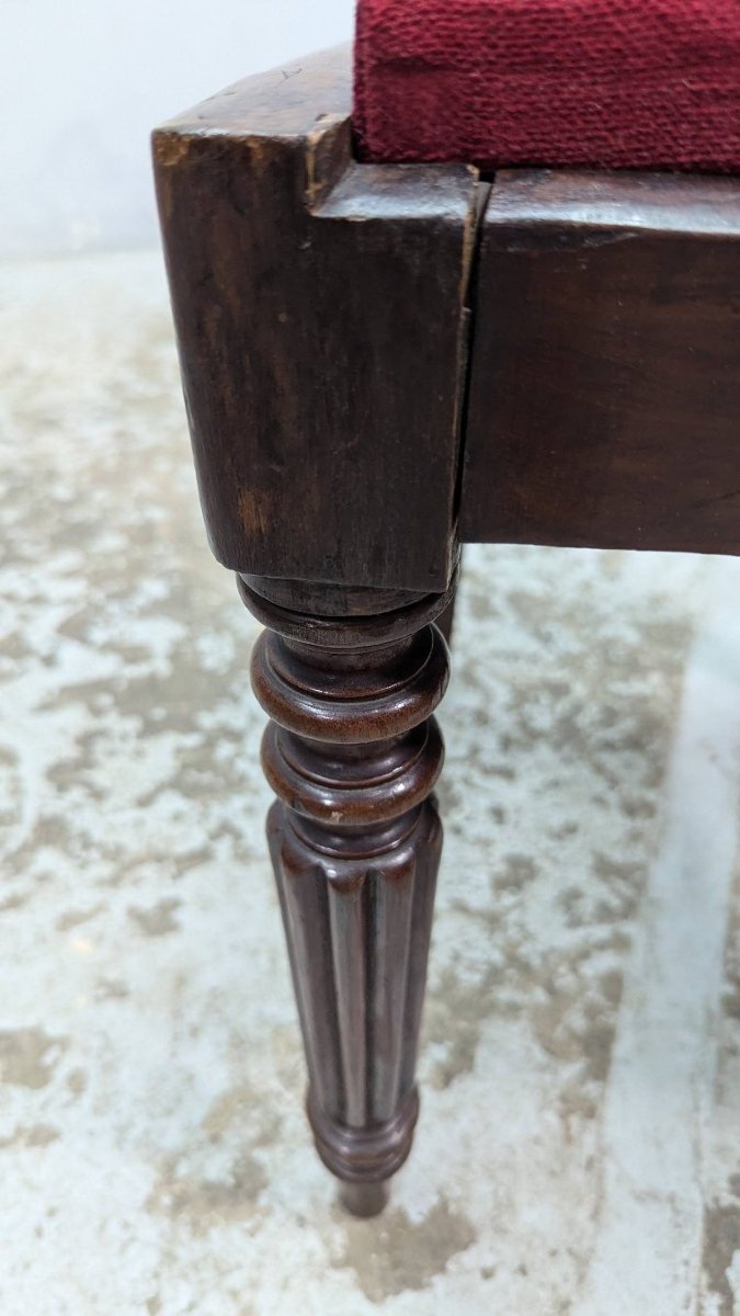 Chaise en acajou sculpté, Angleterre, époque Régence tardive / début victorien, circa 1835-photo-7