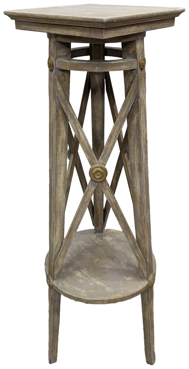 Carver's Saddle In Lacquered Wood-photo-3