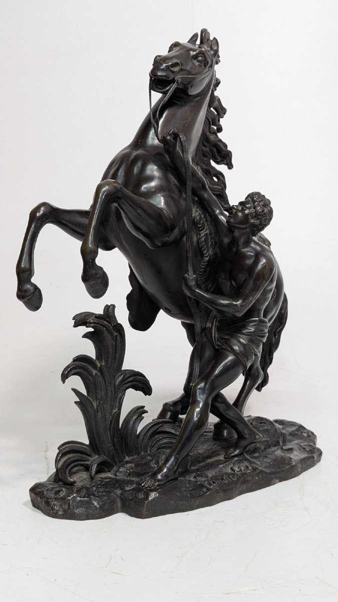 Guillaume Coustou Horse From Marly 19th Century-photo-2