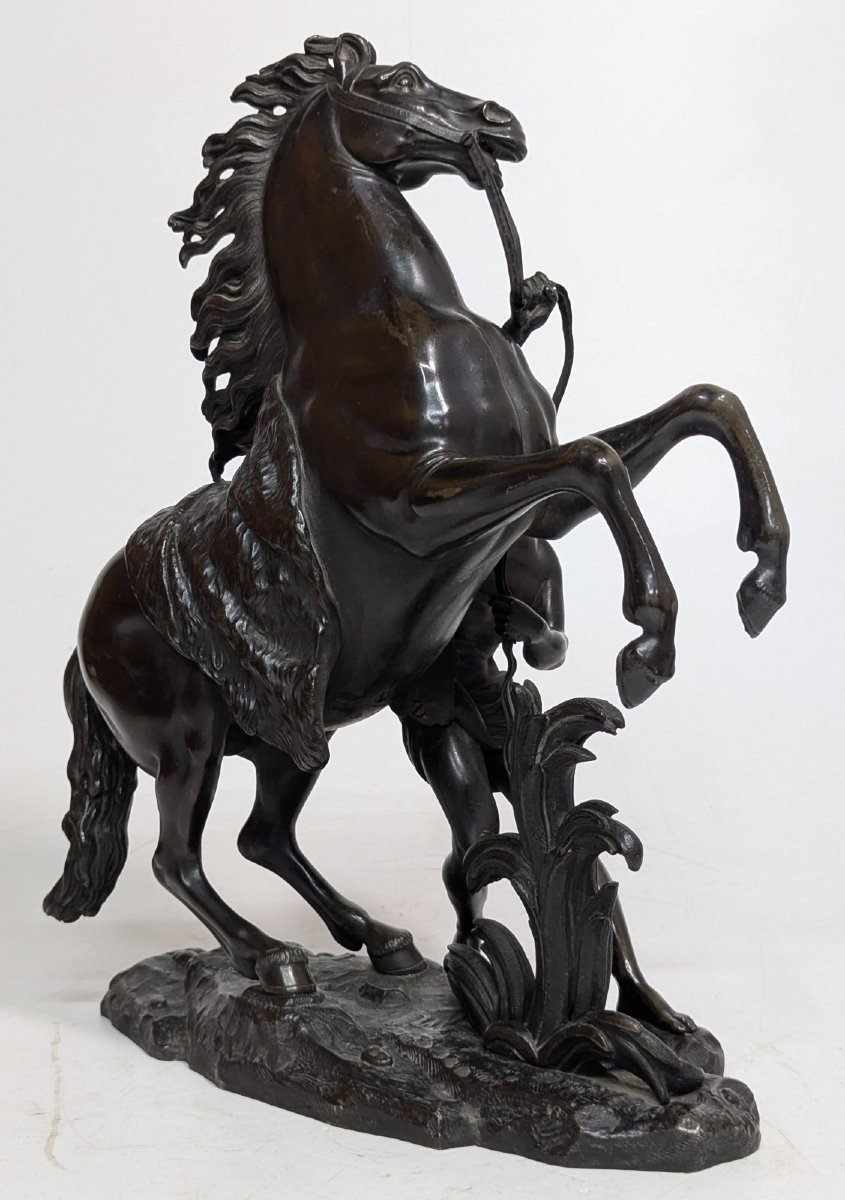 Guillaume Coustou Horse From Marly 19th Century-photo-5