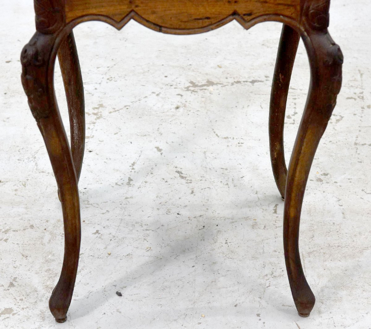 Chevet de style Louis XV en chêne époque XIXème-photo-6