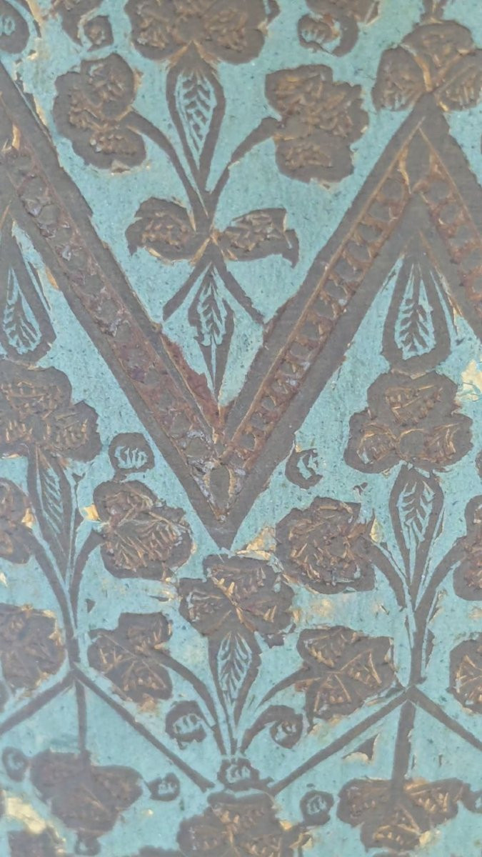 Paire de vases en bronze niellé travail oriental-photo-5