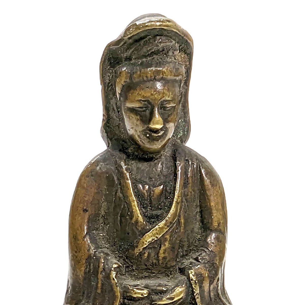 Statuette divinité Asiatique XIXème-photo-1