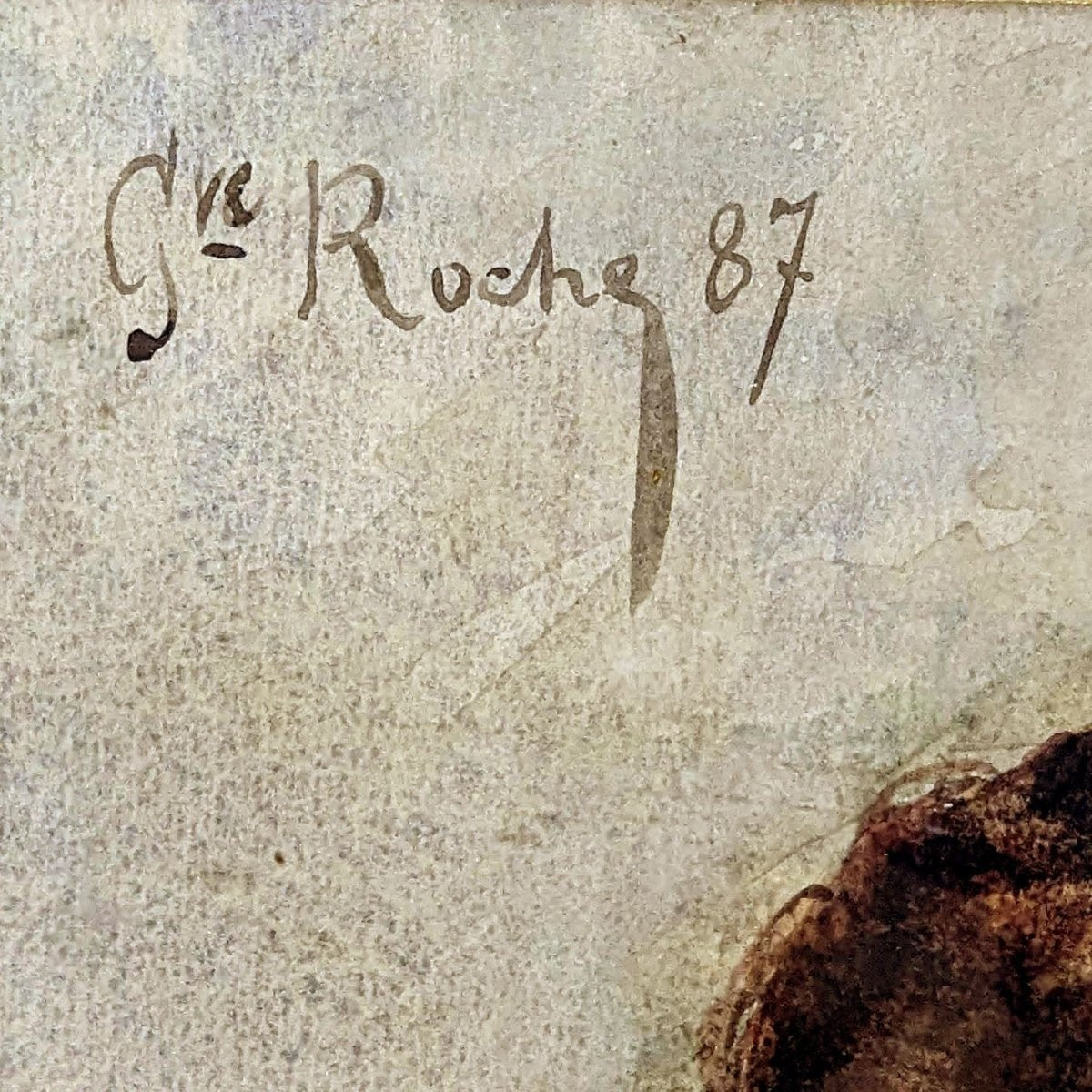 Portrait Of A Woman Signed And Dated 1887-photo-2