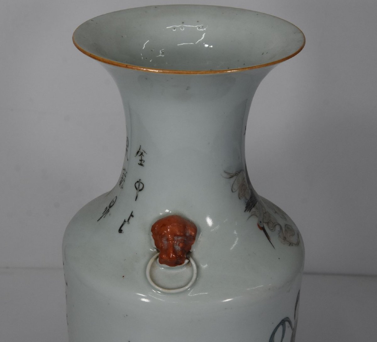 Vase en porcelaine de Canton vers 1900-photo-4