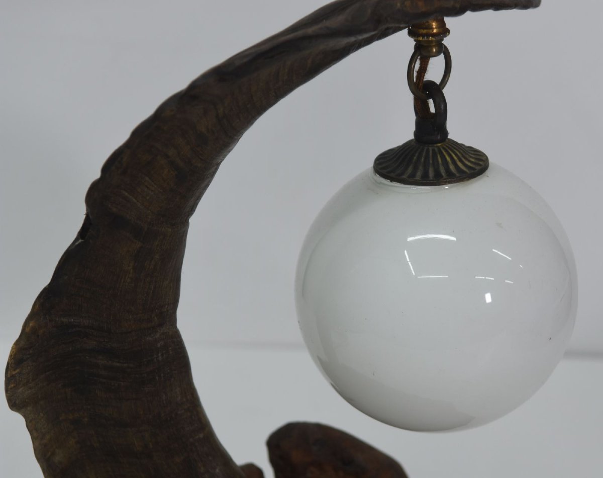Lampe cynégétique à la corne de mouflon-photo-3