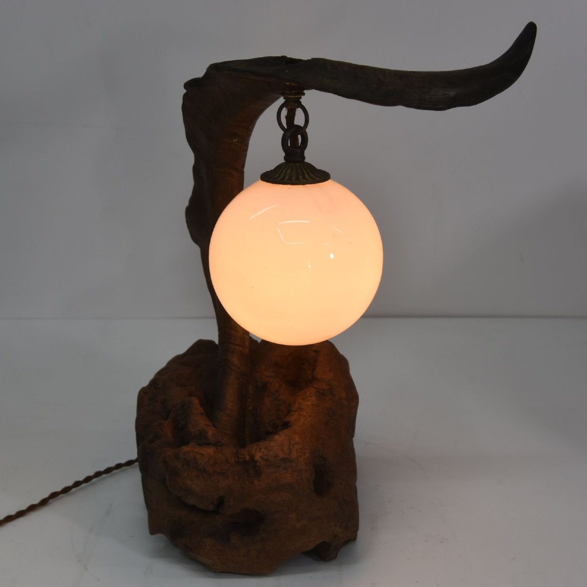 Lampe cynégétique à la corne de mouflon-photo-4