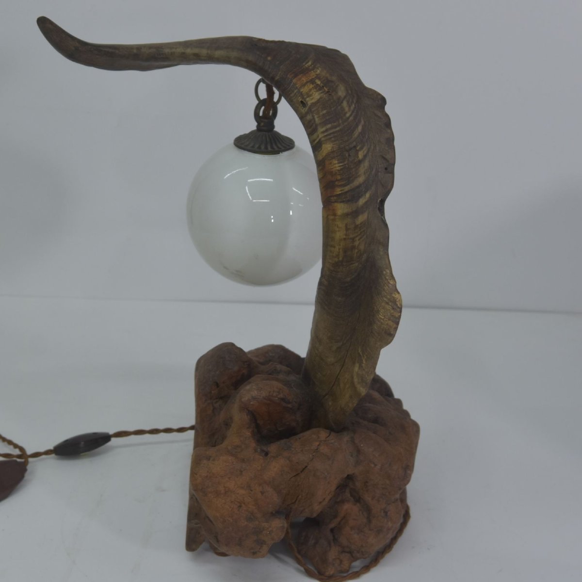 Lampe cynégétique à la corne de mouflon-photo-6