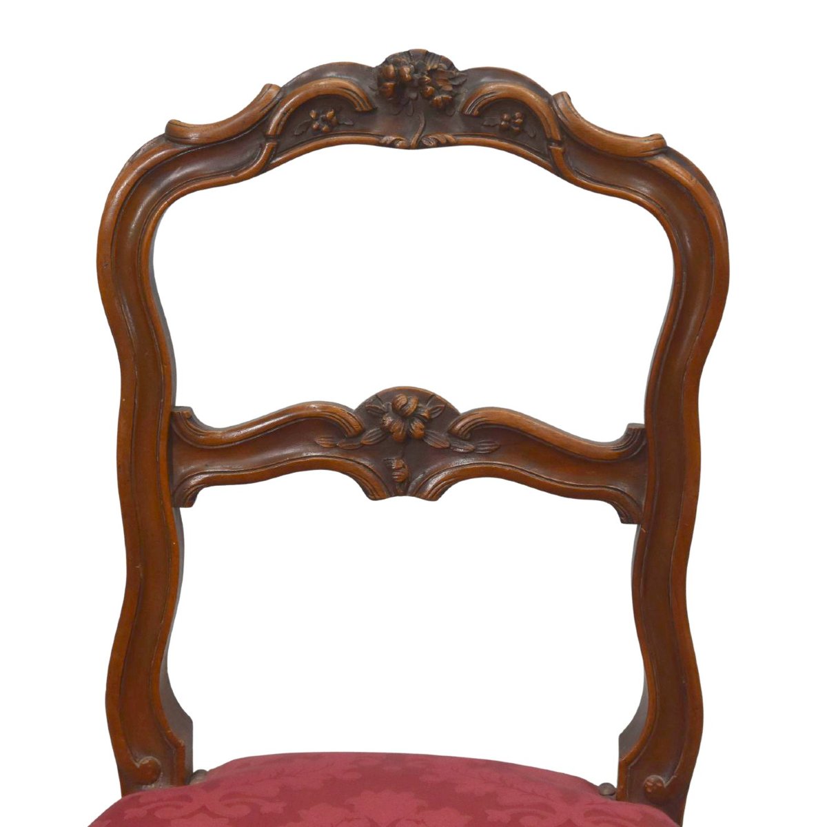 Louis XV Style Walnut Chair (pair)-photo-3