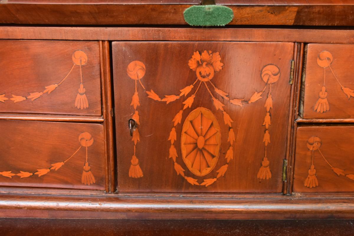 Inlaid Office Dresser English Style Nineteenth Time At Garlands-photo-3