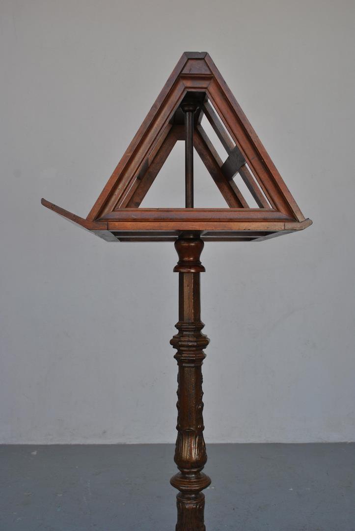 Religious Lectern Nineteenth Fonte Cast Iron-photo-3