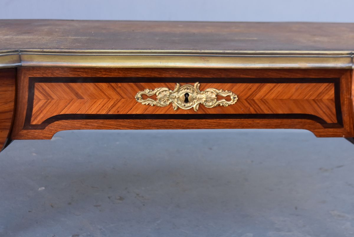 Drawer Desk Napoléon III Rich Golden Bronze Register-photo-2