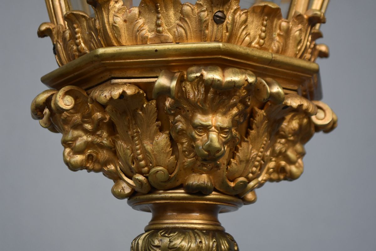 Gilded Bronze Lantern From The Palace Of Versailles-photo-3