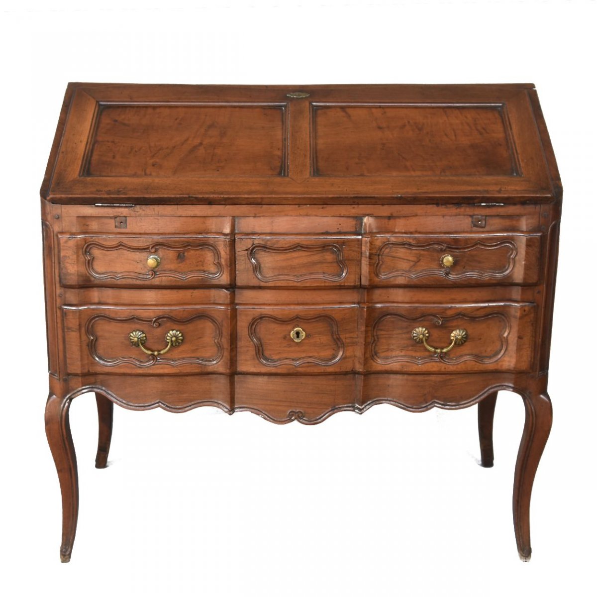 Secretary Scriban Walnut 18th Century