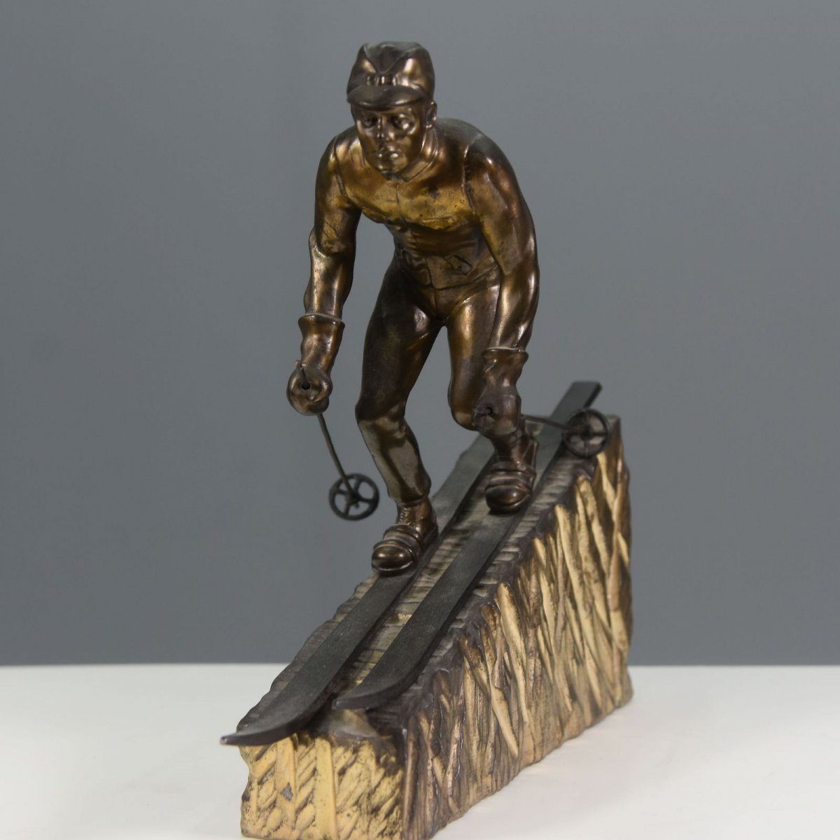 Sport Regulator For The Skier Ski Trophy 1930s-photo-1