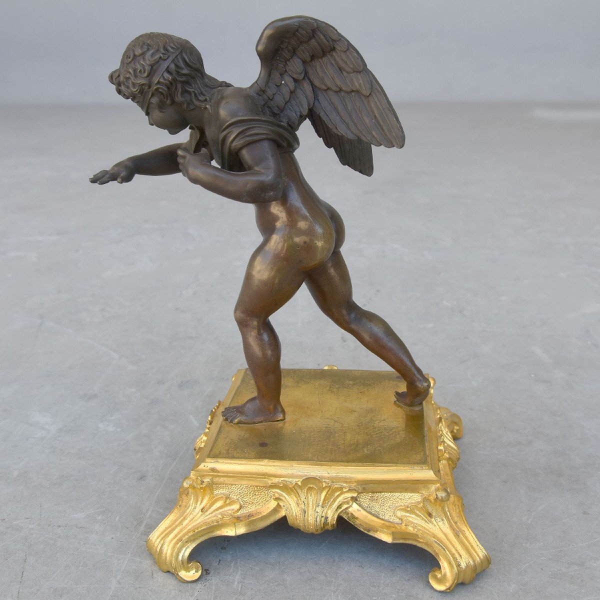 l'Amour Aveugle Bronze époque XIXème -photo-4