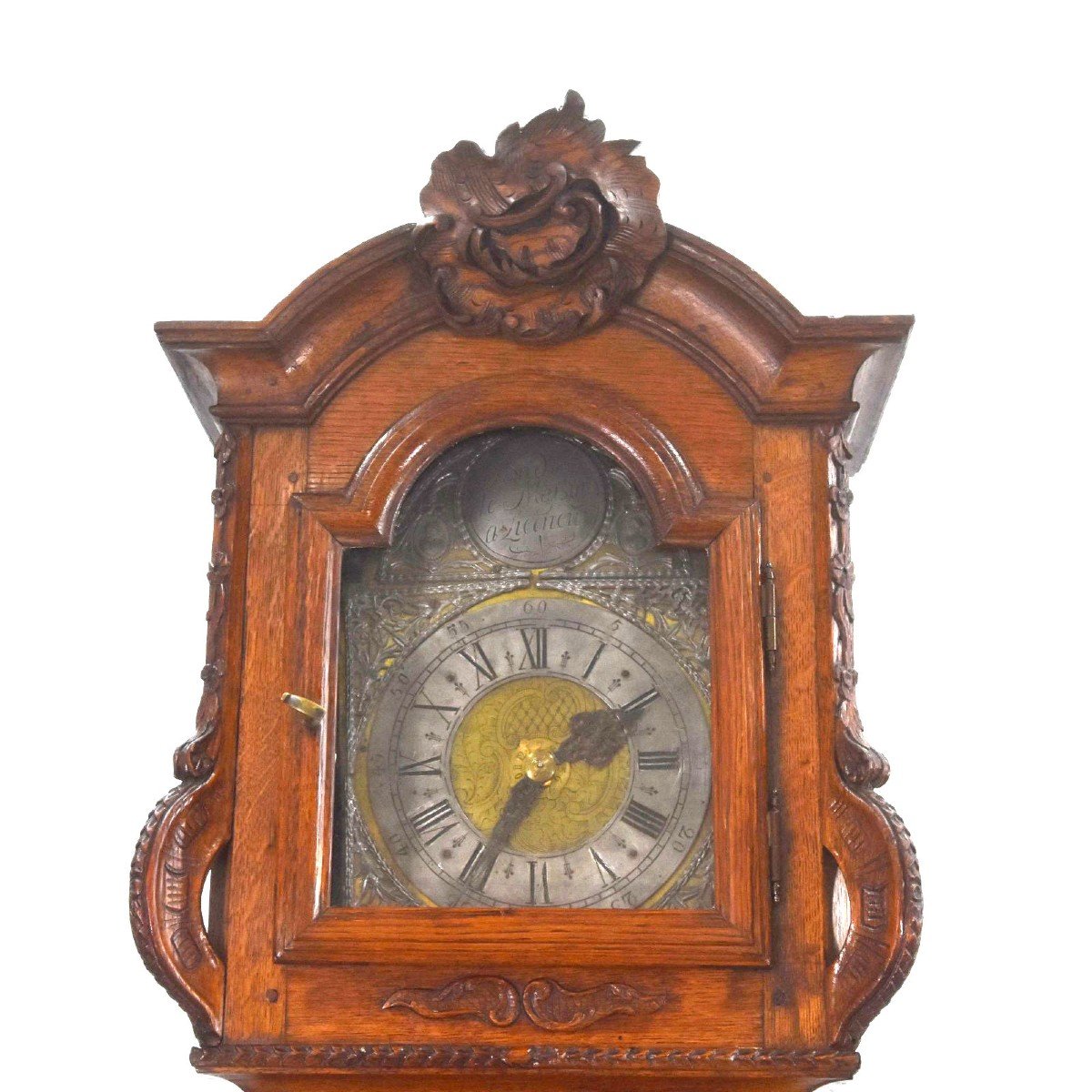 Horloge De Parquet Liégeoise XVIIIème-photo-3