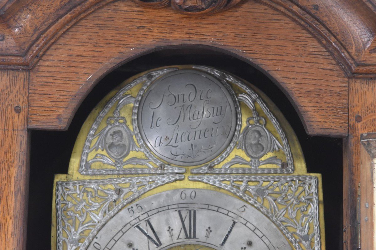 XVIIIth Liège Parquet Clock-photo-4