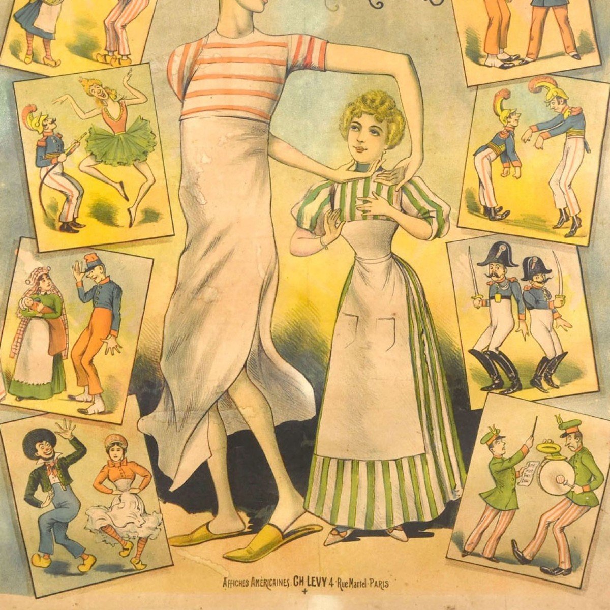 American Poster Ch Levy Mr And Mrs Blochouse Eccentric Duettists-photo-3