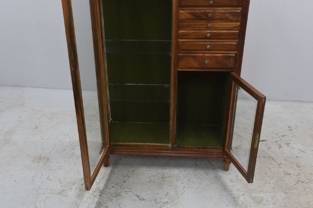 Rare Dental Cabinet In Walnut 1900-photo-4