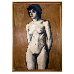 Portrait Naked Woman (probably Emilie Charmy) Dated 1910 By Pierre Girieud