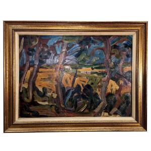 "huile Sur Isorelle Signé Antoine Ferrari.  