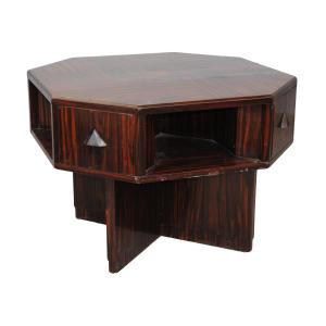 Table basse art déco Art déco 1930 en macassar