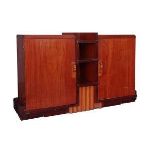 Bahut en acajou style Art déco cubiste