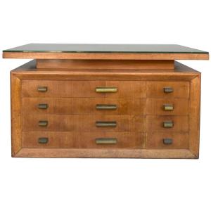 Commode de style 1940 à 8 tiroirs