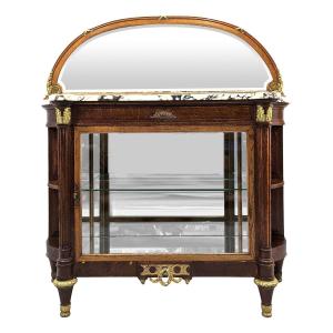 Louis XVI Style Oak Silver Chest Circa 1900