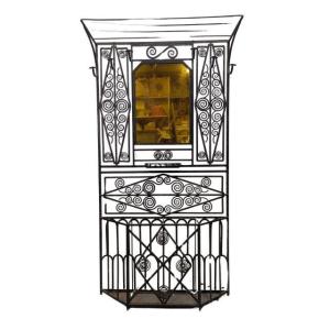 Wrought Iron Coat And Umbrella Stands 1930