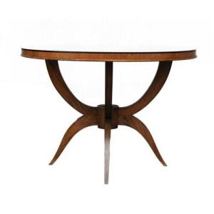 Guéridon époque 1930 de style Art déco placage de palissandre