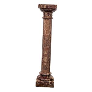 Colonne style Louis XVI marbre époque XIXème