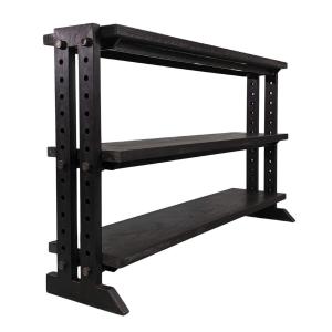 Console Iron Shelf Ceruse Oak Shelf
