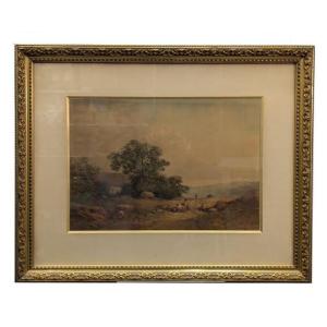 Large Gouache By Paul Camoin 1884