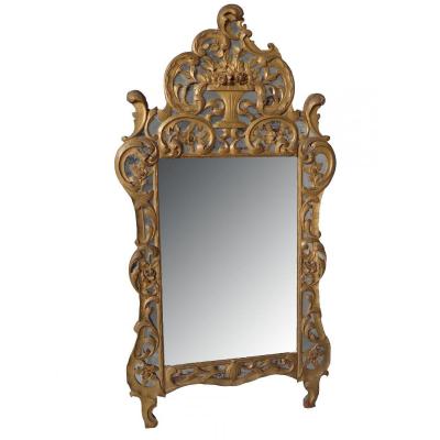 Mirror Beaucaire, Provence Golden Wood XIX Th