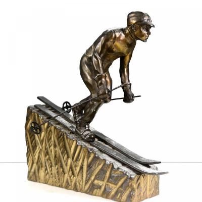 Sport Regulator For The Skier Ski Trophy 1930s