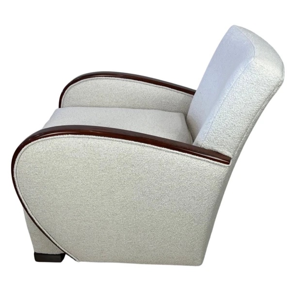 Fauteuil club Art déco belge des années 1930-photo-2