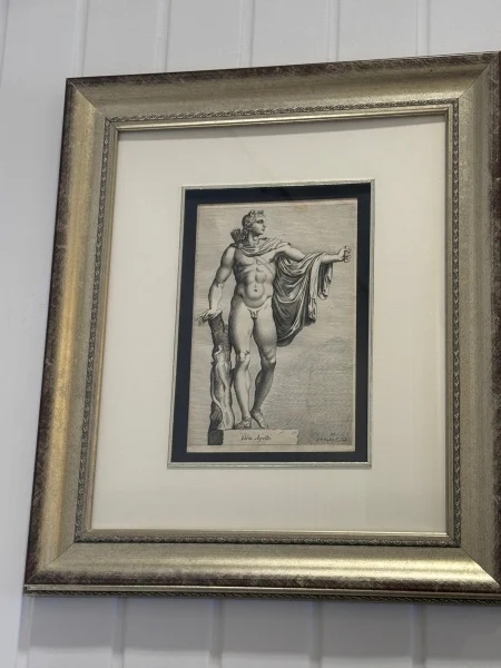 A Set Of Four Classical 17th-century Engravings Depicting Roman Statues-photo-1