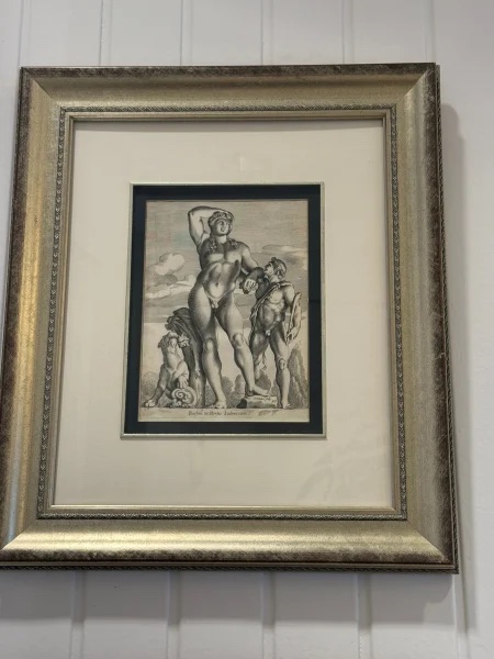 A Set Of Four Classical 17th-century Engravings Depicting Roman Statues-photo-2